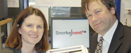 Irial and Michael with the Snorkel Vent